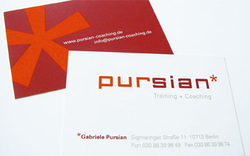 Signet f&uuml;r Pursian Training und Coaching