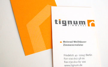 Signet f&uuml;r Zimmerei Tignum