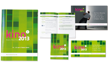 Werbemittel für &raquo;Kino 2013&laquo; im neuen Design