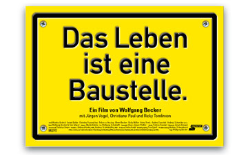 Filmplakat &raquo;Das Leben ist eine Baustelle&laquo;