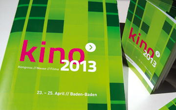 Neues Design für den Filmtheaterkongress Kino 2013